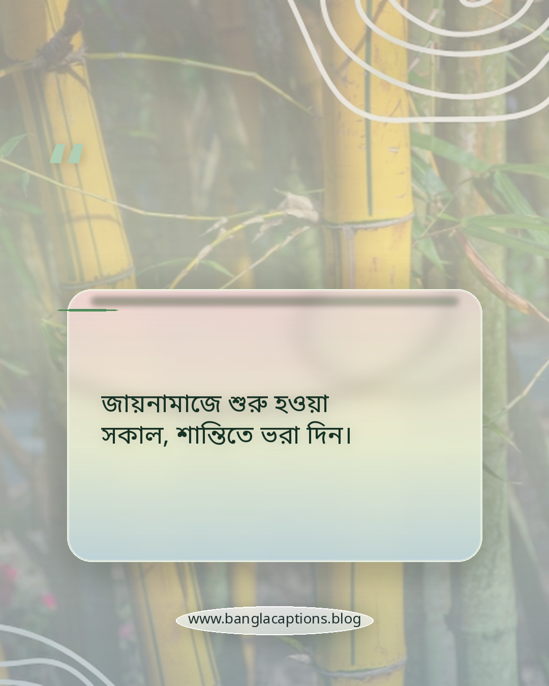 জায়নামাজে শুরু হওয়া সকাল, শান্তিতে ভরা দিন। - ছবি পোস্টের জন্য নামাজ ক্যাপশন আইডিয়া