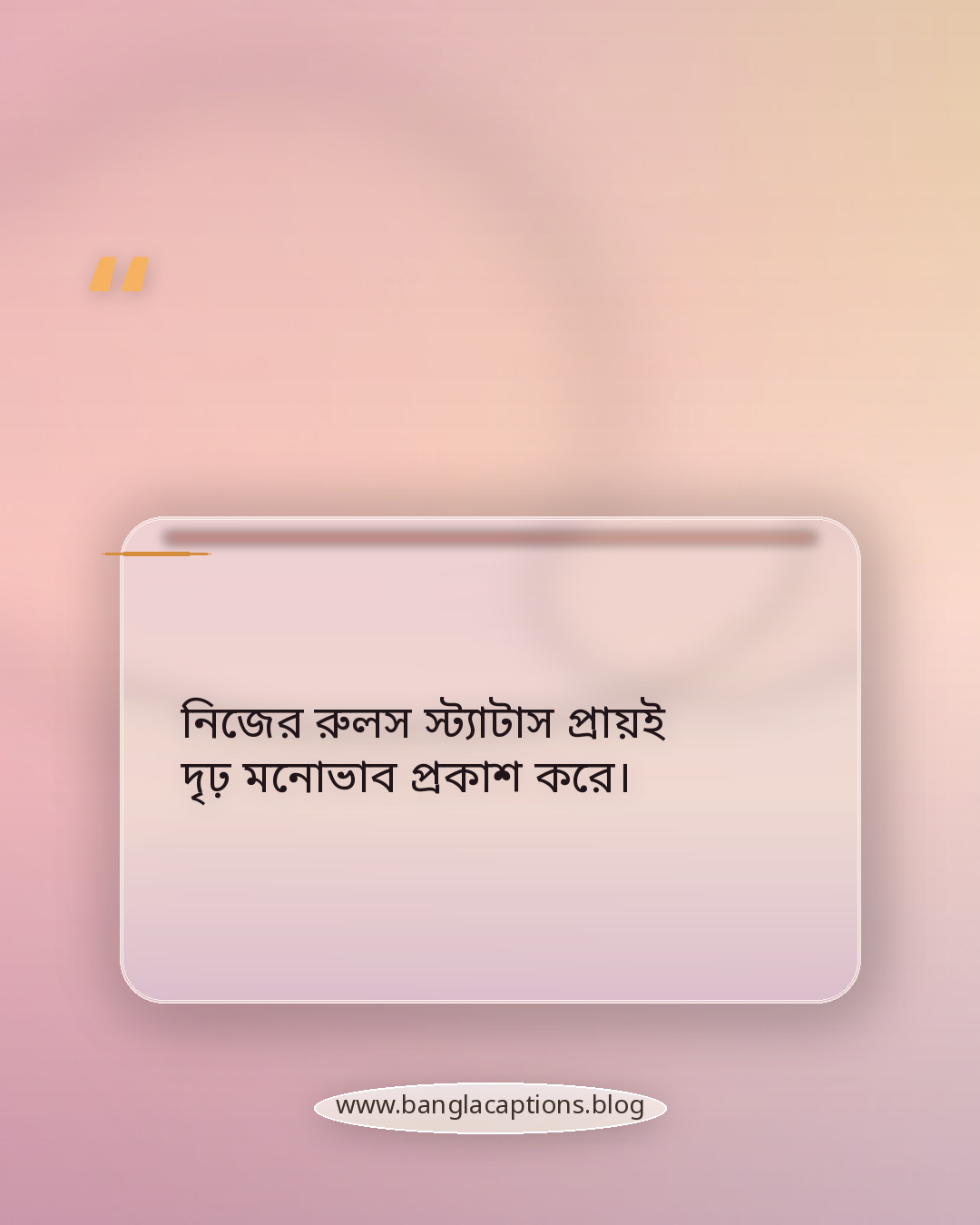 নিজের রুলস স্ট্যাটাস প্রায়ই দৃঢ় মনোভাব প্রকাশ করে। - নিজের রুলস স্ট্যাটাস কী এবং কেন জনপ্রিয়