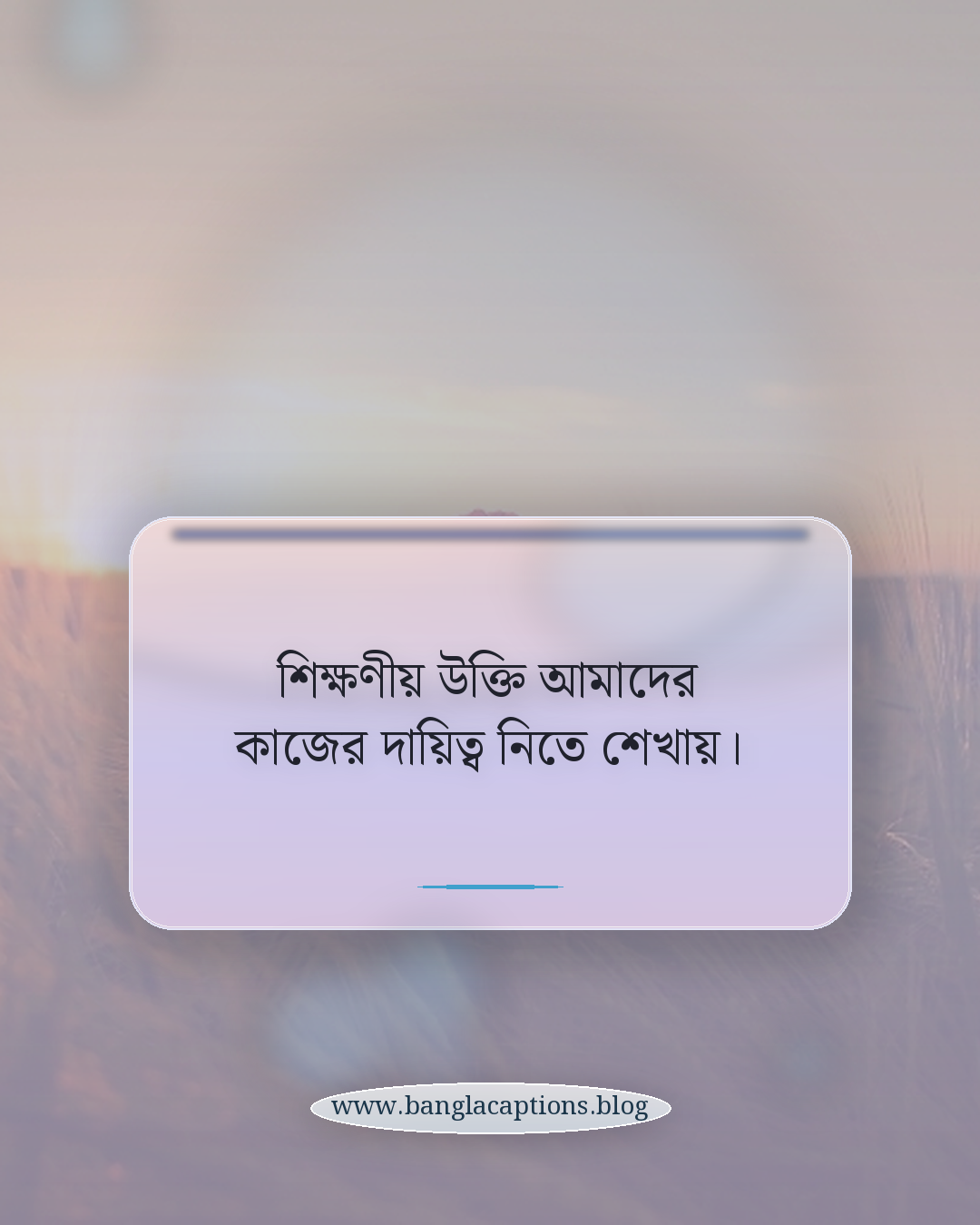 শিক্ষণীয় উক্তি আমাদের কাজের দায়িত্ব নিতে শেখায়। - বাস্তব জীবনের শিক্ষণীয় উক্তি কী এবং কেন গুরুত্বপূর্ণ
