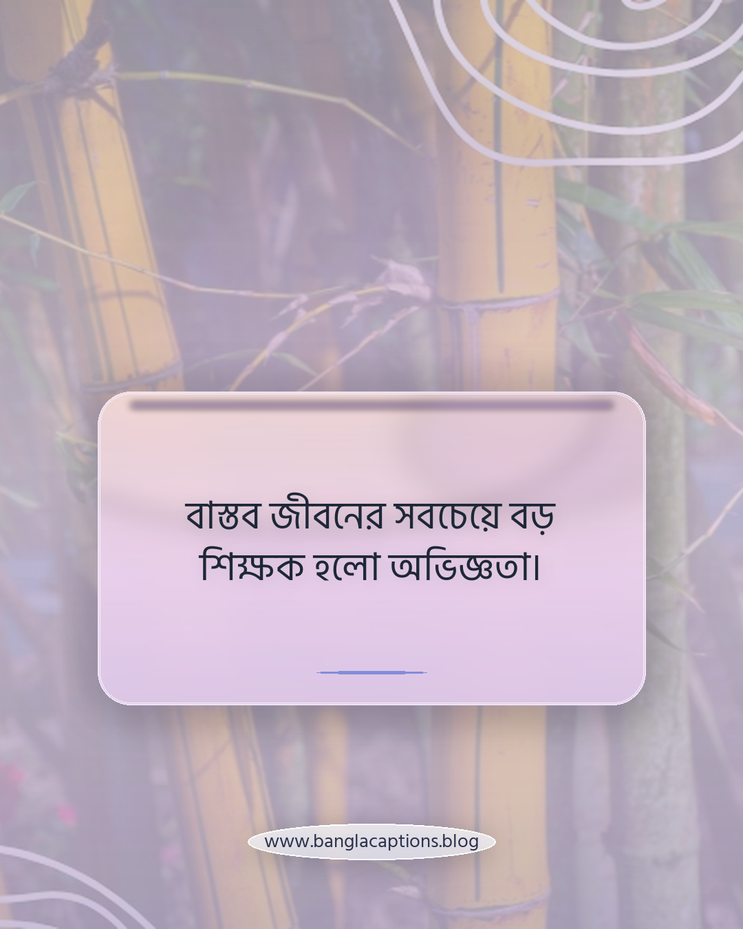 বাস্তব জীবনের সবচেয়ে বড় শিক্ষক হলো অভিজ্ঞতা। - বাস্তব জীবন নিয়ে অনুপ্রেরণামূলক উক্তি